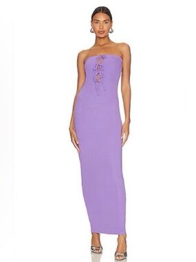 BY.DYLN Vienna Maxi Dress -Large -Purple